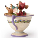 Jim Shore Disney Traditions - Jaq & Gus in Teacup