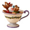 Jim Shore Disney Traditions - Jaq & Gus in Teacup