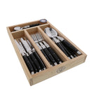 Jean Dubost Maison Black - 24Pc Cutlery Set