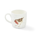 Royal Worcester Wrendale Designs - Fine Bone China Robin Mug with Bird