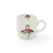 Royal Worcester Wrendale Designs Mouse & Mushroom Mug, a mouse stands on a red mushroom 