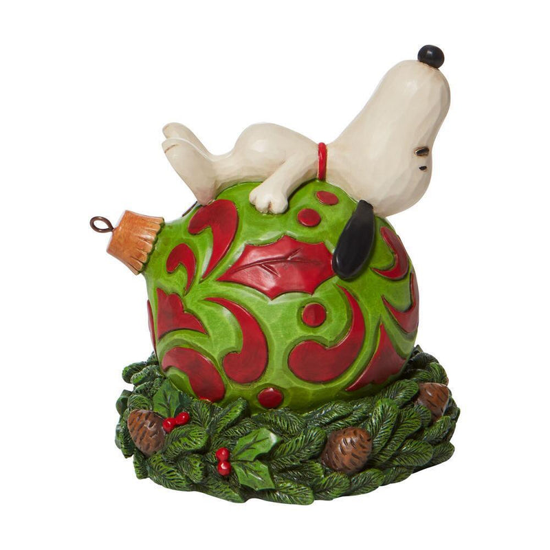 Peanuts by Jim Shore - Snoopy Laying On Ornament