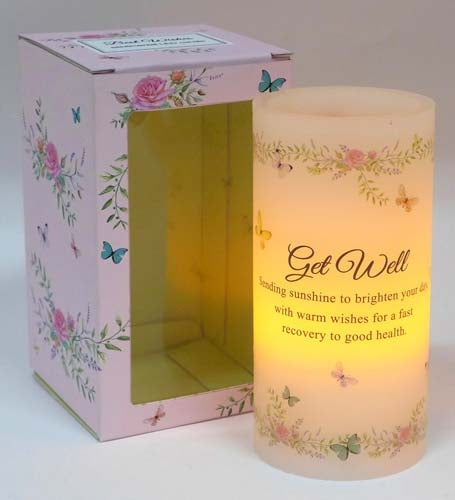 Scented Wishes Led Candle Get Well