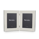 Whitehill Studio - Silverplated Plain Double Photo Frame 13x18cm