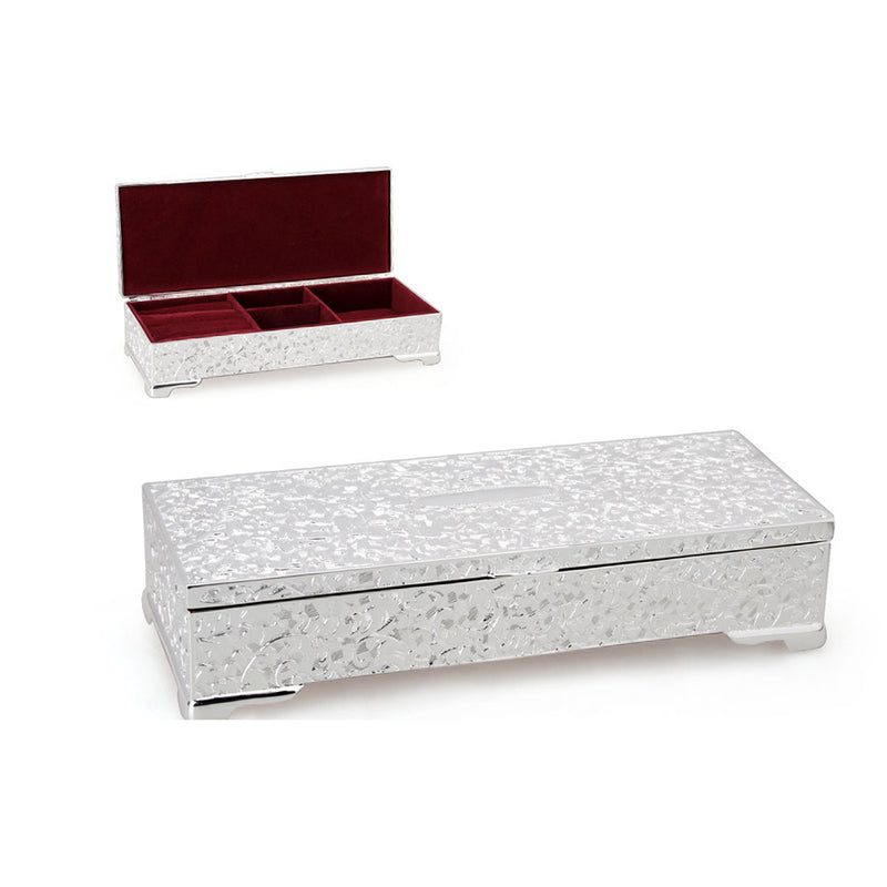Whitehill Giftware - Embossed Oblong Jewellery Box 22.5cm x 9cm x 4.5cm