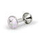 Whitehill Baby - Silverplated Pink Star Dumbbell Rattle