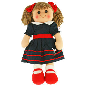Hopscotch Collectibles Dolls  - Harper - Navy dress doll